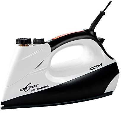 Eurosteam Next Generation Iron - Powerful Steam with Built-in Boiler - No Temperature Setting for All Fabrics - Experience Professional-Quality Ironing to cut your time in half.