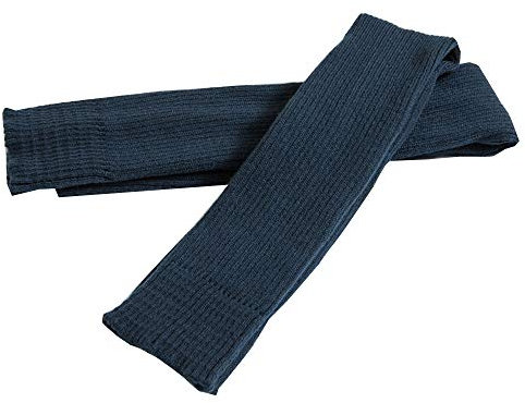 Cheerlife Damen Ballettstulpen mit Fersenloch, Stulpen 75cm extralang Winter Warme Beinlinge Overknees gestrickte Strümpfe (Dunkelblau)