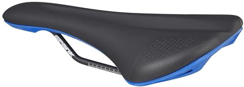 SPANK OOOZY 280 Sattel MTB E-Bike Cycle Gravel Erwachsene Unisex Schwarz/Blau, 265 mm x 144 mm