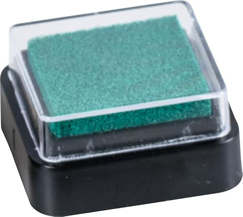 HEYDA 1026370119 10X Stempelkissen Mini 3x3cm türkis, MDF