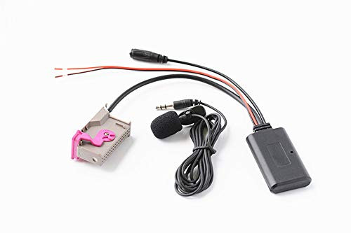 Adaptateur Bluetooth d'appel Mains Libres pour A3 A4 A6 A8 R8 Lamborghini Gallardo avec Navigation RNS-E, récepteur o auxiliaire 32 Broches de Voiture sans Fil
