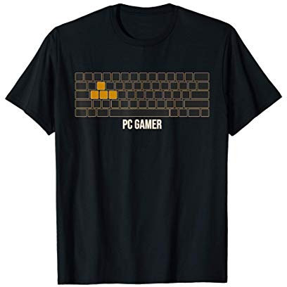 Cooler PC-Spieler - Computer-Gaming-Tastatur - WASD RPG FPS T-Shirt