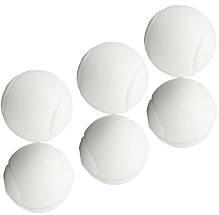 Keenso 6 Stück Tennisschläger Dämpfer Silikon Stoßdämpfer Tennisball Geformte Schläger Vibrationsdämpfer für Outdoor-Sportarten (Weiß)