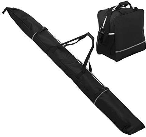 Snowboard-Reisetaschen, Rucksack für Abenteuerausrüstung, Ski- und Snowboard-Reisetaschen-Set, Nylon-Snowboard-Tasche und Skischuh-Aufbewahrungstaschen, Wasserdichtes