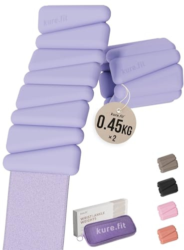 Pilates Wrist & Ankle Weights | Adjustable Weighted Bangles | 1LB/2LB Each