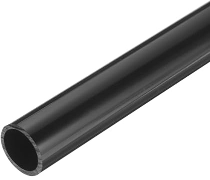sourcing map PVC Rigid Tube 0.83 ID Black 13 | Round Pipe,Hardware Tubing,High Impact,for Water Pipe,Crafts,Cable Sleeve