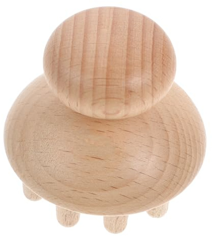 BCOATH Kopfhautmassagekamm zur Vorbeugung von Haarausfall mit Antistatischem Design Holz und Sanfter Kopfhautmassage als Geschenk