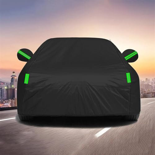 PUNICS Vollgarage Autoplane Auto-Vollschutz, Vollständiger Außenschutz, Autoabdeckung, Wasserdicht, Vollständige Außenabdeckung, Auto-Schutzabdeckung Für SUV, Schrägheck-Limousine(XL)
