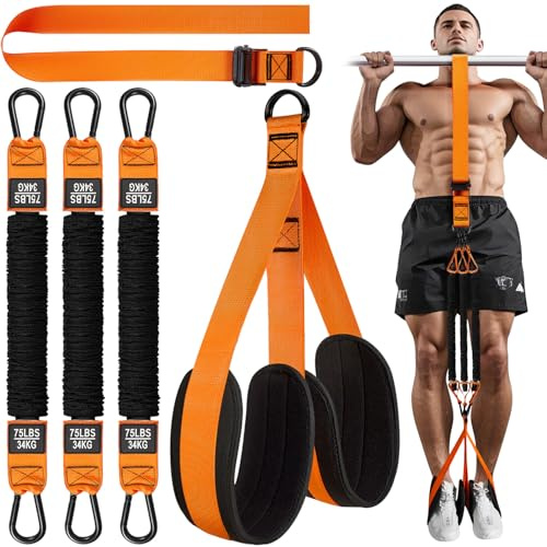 HPYGN Klimmzughilfebänder, Klimmzug Bänder, Widerstandsbänder Pull Up Klimmzughilfe mit Verstellbarem Widerstand/Höhe, Krafttraining, Home Gym Pull up Band für Anfänger beim Klimmzugtraining