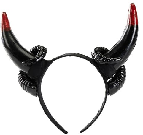 Ldabrye Geweih Horn Cosplay Kopfwege Party Geweihstirnbänder Teufel Horn Animation Hair Hoop Für Live Show Rollenspiele
