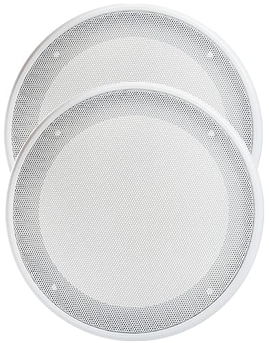 FUNNETOYU 2 pièces Protection pour Haut Parleur Voiture Filet de Subwoofer Cache pour Caisson Basse Automobile et Enceinte