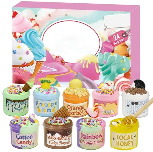Hiemible Giochi Conto Alla Rovescia Natale | 24 Giorni Calendario 'avvento Giocattoli | Decorazione Invernale Per La Casa | Per Bambine Bambini Ragazzi 3-11 Anni