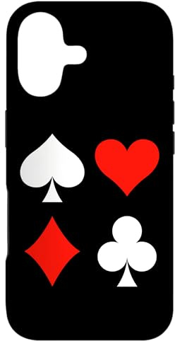 Hülle für iPhone 17 Spielkarten Skat Kartenspiel Poker Kostüm Karneval Fasching