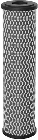 Gosera 1 Pièce Filtre à Eau au Charbon 10 Pouces Standard pour Toute, Filtre de Remplacement pour Sédiments, Goût et, Facile à Utiliser