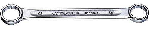 STAHLWILLE Nr. 21 Doppelringschlüssel Schlüsselweite 12 x 13 mm L.170 mm