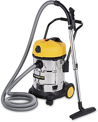 Powerplus POWX323 - Aspiradora (1200 W, 10 A, 220-240 V, 50 Hz, Aspiradora de tambor, Bolsa para el polvo)