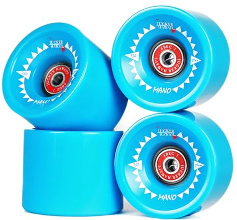 JUCKER HAWAII Longboard Rollen Allround Cruiser Wheels Mano inkl. Kugellager und Spacer