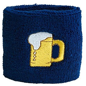 Flaggenfritze Schweiß- und Stirnbänder Bier, für Erwachsene und Jugendliche, Sport/Fitness/Yoga, modisches Fan-Accessoire