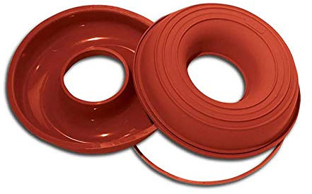 Silikomart Professional SFT205 Silicone Baking Mold Savarin Donut Ring 52.41 Oz Volume, 9.45 Diameter x 2.17 High (1 Each)