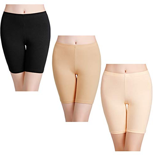 wirarpa Unterhosen Radlerhose Boxershorts Damen Baumwolle | Radlerhose damen, Größe S-5XL, Leggins Kurz Damen, kein Einschneiden, kein Hochrollen, Hohe Taille