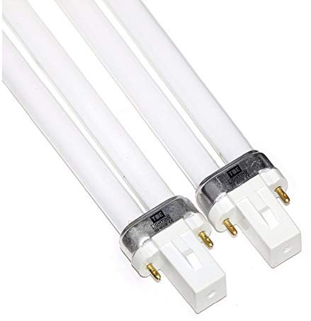 TBE LIGHTING 9w G23 2-Pin CFL Energy Saving Lamps - Cool White 4000K, 8000 Hour Life, 540 Lumen (2-Pack)