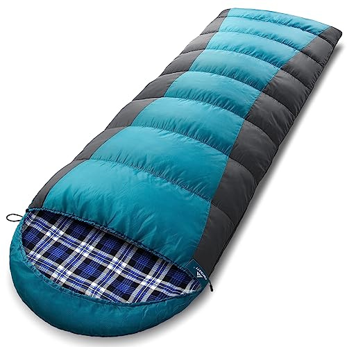 Forceatt Schlafsack für Camping 3-4 Jahreszeiten und kaltes Wetter （0 ℃ bis 20 ℃.） Leichtgewichtig, Wasserdicht und Warm für Erwachsene丨 Rucksackreisen, Camping, Wandern und Reisen.