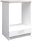 JD Greta Kitchen Base Oven Cabinet – 600mm – Base Kitchen Oven Unit (With 38mm Worktop) - White Matt