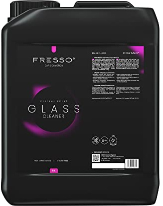 Fresso Premium Glass Cleaner | Auto Glasreiniger - effizient und kraftvoll für streifenfreie Scheiben - Fensterreiniger für Autofenster, Windschutzscheiben (5 Liter)