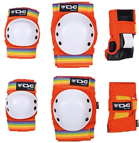 TSG Basic Set, Skate-Protection-Set, Schoner, Erwachsene, Jugendliche & Kinder, für Einsteiger & Fortgeschrittene