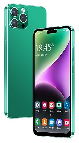 QrZrQ 3G Smartphone, Pantalla de Alta definición de 6,3 Pulgadas, Android 10.0, 16 GB (Escalable a 128 GB), Cuatro Núcleos, Doble Tarjeta Sim, Doble Cámara, Teléfono 3G Asequible (Green)