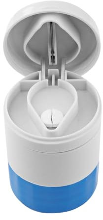 Étui À Pilules Pour Le Voyage, Coupe-pilule, Broyeur Pilules, Séparateur De Pilules, Coupe Comprimé, Ecrase Medicament, Portable Broyeur Médicaments, Petit Pilulier Avec Coupe-pilule, Pilulier Compact