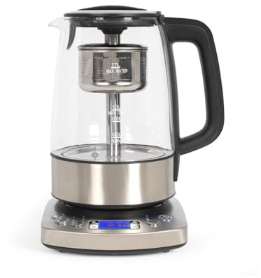 Bouilloire Sans Fil 1.7l 2000w Verre/gris - DOD209