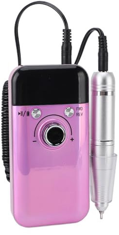 Sonew Trapano Elettrico per Unghie 45000 Giri/min, Lucidatrice Elettrica per Unghie con Testine di Smerigliatura 6 Pezzi Lucidatore per Manicure per Salone di Unghie