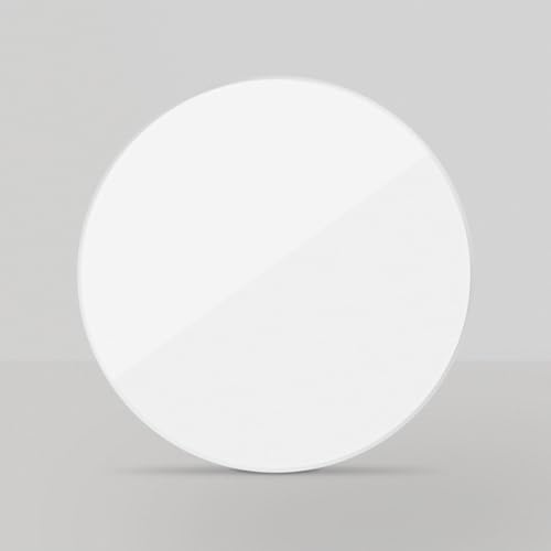 3-10mm Acrylglas Kreis PMMA GS Weiß glänzend Zuschnitt Laserschnitt nach Maß laserpoliserte Kante rund Größe Wählbar (5 mm, 800 mm Durchmesser)