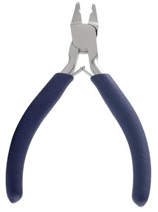 Small Crimping Pliers Ergonomic Crimping Tool Portable Crimp Bead Pliers Steel Texture for Jewelry Making and Repair