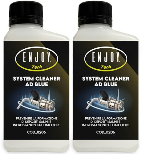 ENJOY TECH System Cleaner AdBlue 2 x 200 ml | Additiv für SCR-Anlagen, verhindert Verkrustungen auf Injektor und Katalysator und reduziert Wartung und Stopps. Kompatibel mit allen Fahrzeugen
