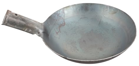 Beaupretty Cucharón de Hierro Duradero para Jardín y Limpieza, Pala Achicadora Metálica de 20 Cm, Herramienta Manual para Riego y Mantenimiento de Huertos y Exteriores