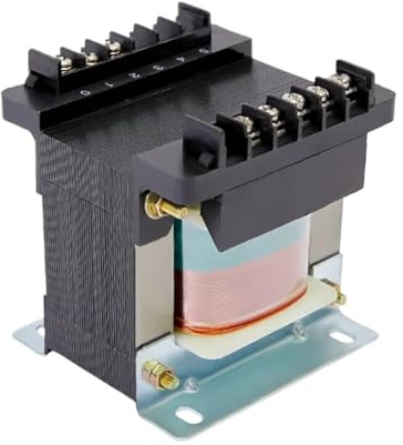 WQXMYDO Transformateur d'isolement de puissance de contrôle de type BK-100VA 100W BK 220V/380V entrée 220V 110V 36V 24V 12V 6.3V sortie cuivre personnalisé(12V 24V 36V 110V)