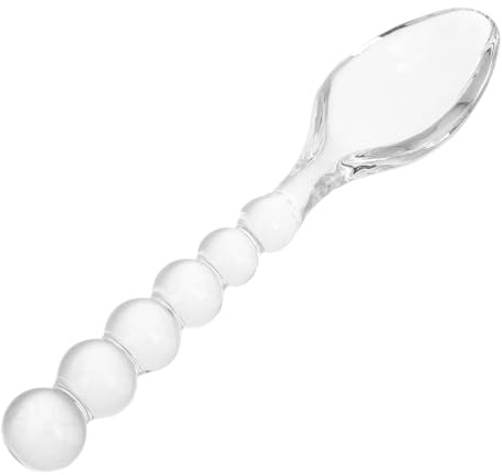 MAGICLULU Cuillère Verre Transparente Petite pour Dessert et Glace Cuillère à Confiture Hygiénique Résistante à Lhumidité pour Repas et Fêtes