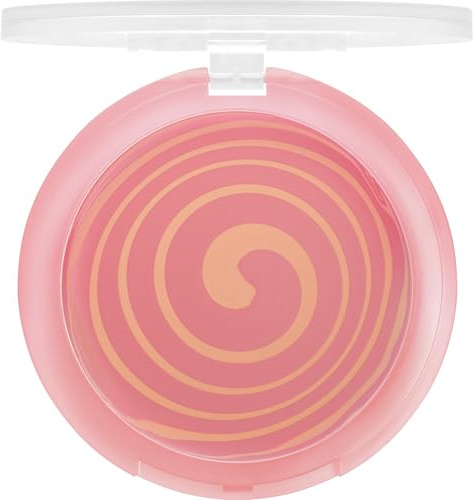 essence get the glaze! swirl krämig rouge, rouge, Nr. 01, högpigmenterad, naturlig, daggig, vegansk, utan parfym, utan alkohol, utan parabener, 1-pack (7.5g)
