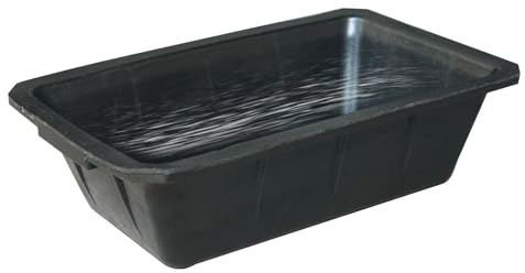 Futtertrog, 10 l, robuste Wassertröge für Nutztiere – Futtertrog aus Gummi für Haustiere, Zubehör für Huhn, Ziege, Tiere, Geflügel, Rinder, Hirsche, Bauernhof