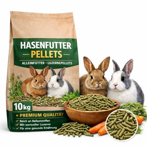 10 kg premium lucernpellets kaninfoder gnagare kaninfoder dvärgkaniner kaninfoder sjöskap hamstrar möss råttor gnagare