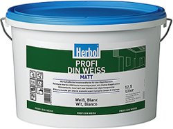 Herbol Farbe Profi Din Weiss 12.5 Liter Farbton: Altweiss Wandfarbe Innenfarbe