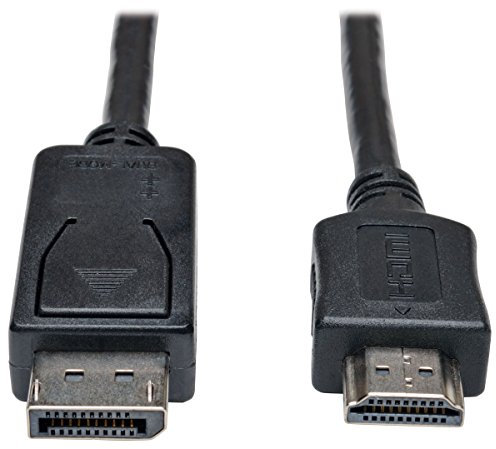 Tripp Lite DisplayPort - HDMI, m-m, 4.5m 4,5 m Negro, Metálico - Adaptadores de cable de vídeo (m-m, 4.5m, 4,5 m, DisplayPort, HDMI, Macho, Macho, Níquel/dorado)