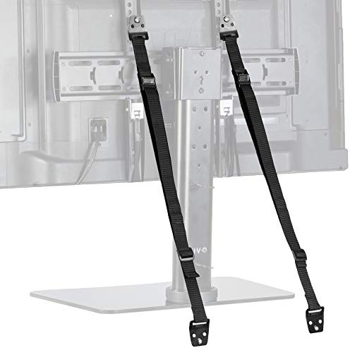 Carphone Warehouse TV Anti-Tip Heavy Duty Dual Cable Non Safety Kit for Flat Screen Tilt and Furniture Strap Holder Mount Stand SK02)