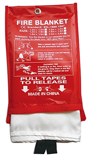 Large, Quick Unfolding, with Loops Hard Case Fire Blanket (1.2m×1.8m)