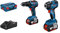 Bosch 06019J2102 18V System Set de Visseuses sans-Fil GDR 18V-200 et GSB 18V-55 (avec 2 Batteries GBA 18V 4.0Ah + Chargeur GAL 18V-40, dans L-BOXX) Bleu