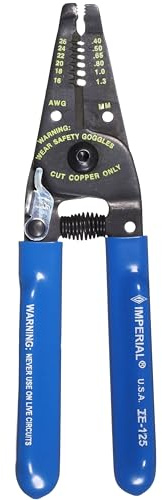 Imperial Tool IE125 Heavy-Duty Upfront Plier Nose Stripper and Cutter