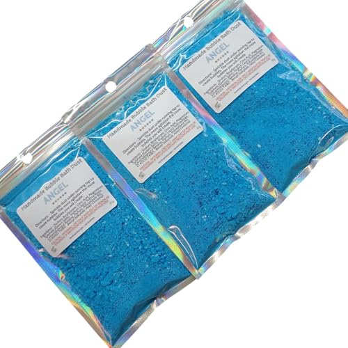 3 x Angels Bubble Bath Dust (Bath Bomb Dust with Lasting Bubbles) Contains Epsom Salts