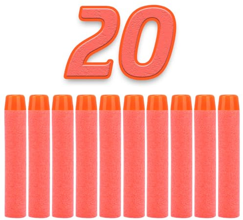 König Design Nerf Pfeile - Nerf Darts Nerf Munition Pfeile Dart Bullets Refill Darts Foam Pfeile für N-Strike Elite Blasters Series Hasbro Fortnite